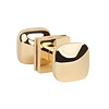 Aprile Pair of Aprile QUERCA doorknobs Polished gold