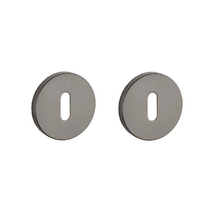 STILE Paar STILE runde Schlüsselplatten Ø 53x7mm Titan