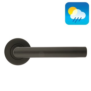 HDD Poignées de porte noires I -SHAPE 19mm - Structure UV - Classe 3