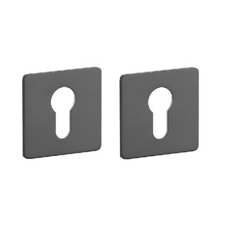 STERK Black cylinder plates KVADRAT 1711 - Ultra thin 3mm