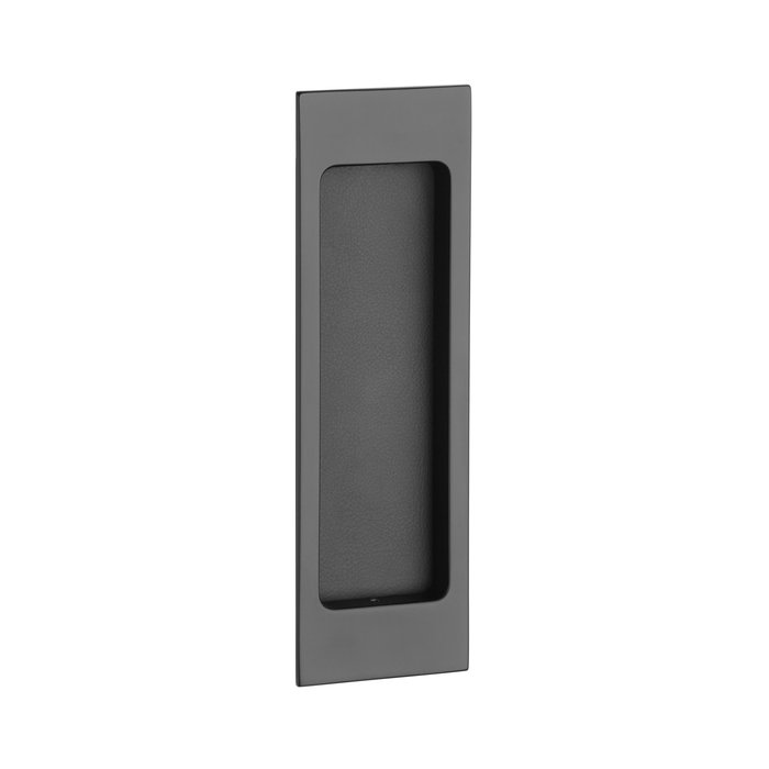 Aprile Rectangular matt black sliding door bowl HD 240 - 178 x 57 mm for wooden doors