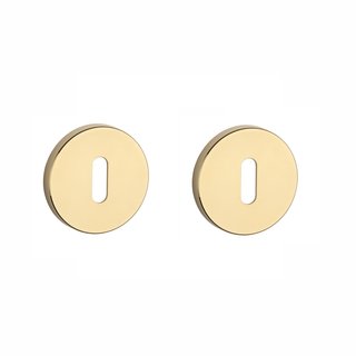 Aprile Aprile sleutelplaatjes rond Ø 52x7mm Goud gepolijst PVD