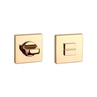 Aprile Aprile square toilet fitting 52x52x7mm Gold polished PVD