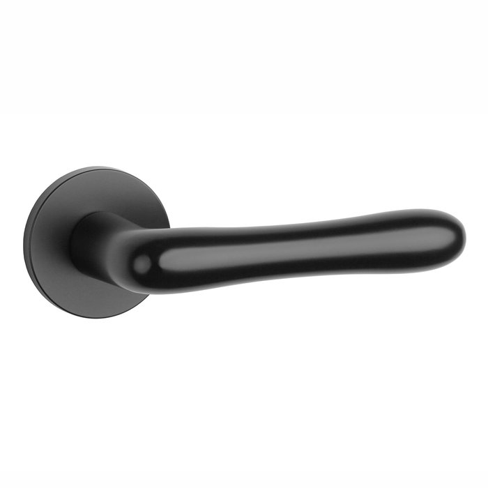 Aprile Poignées de porte Aprile noires pleines CYNIA Ø 53x7 mm