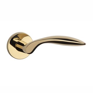 Aprile Aprile door handles GERBERA gold polished PVD