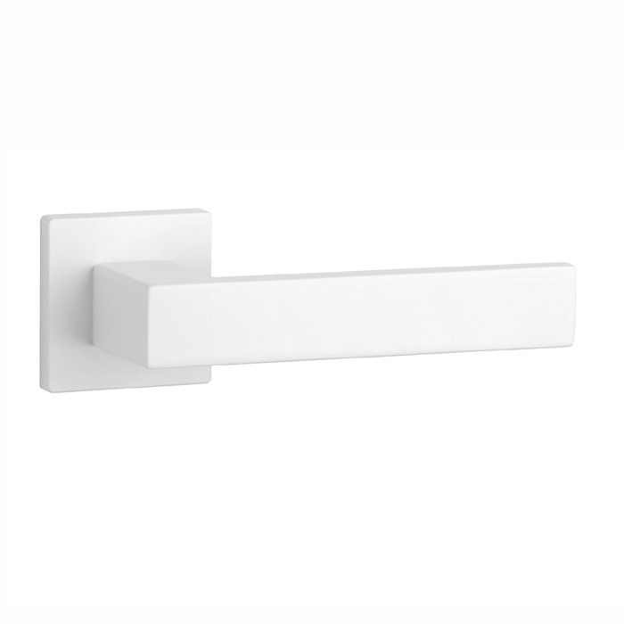 Aprile Massive mattweiße Aprile Türgriffe PINA quadratisch 52x52x7mm