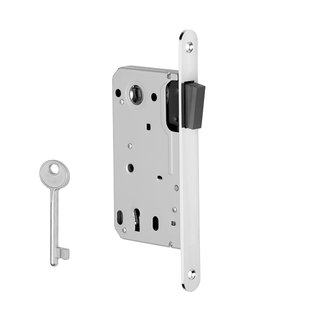 Aprile Magnetic lock 2867 keyhole 90mm - 196x18mm - brushed Nickel