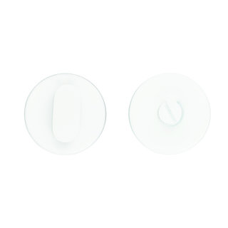 HDD WC Garnituur rond shape wit structuur zonder rood wit indicator