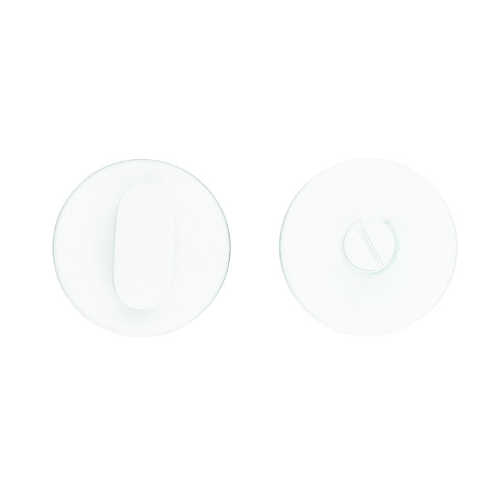 HDD WC Garnituur rond shape wit structuur zonder rood wit indicator