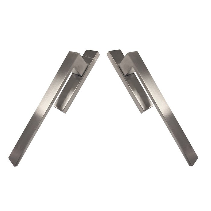 HDD Lifting/sliding door fitting COSMIC stainless steel look pair