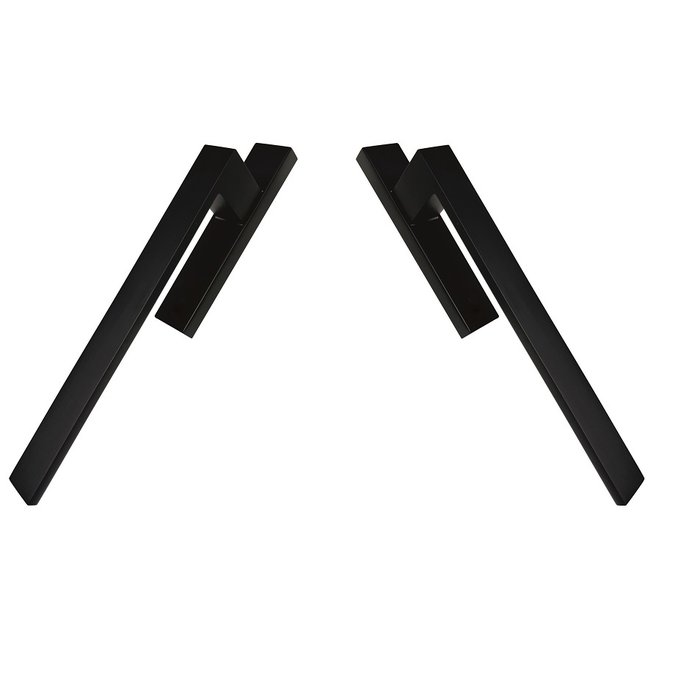 HDD Schwarzer Hebe-Schiebetürbeschlag COSMIC Paar