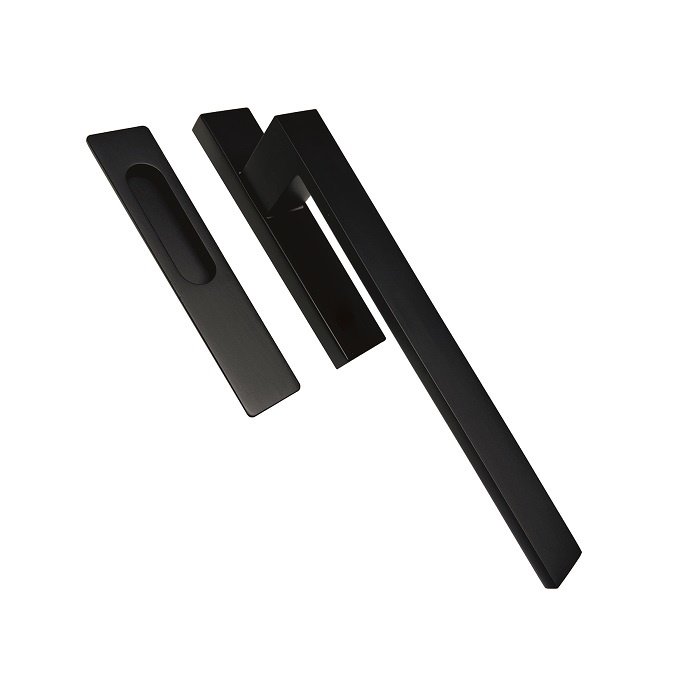 HDD Black lift/sliding door fitting COSMIC -with sliding door handle