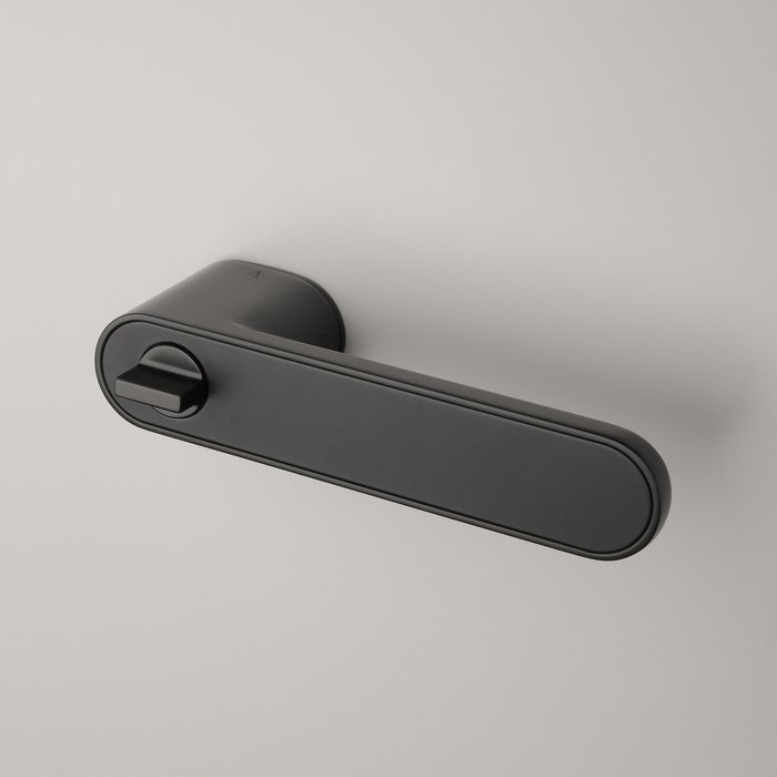 Aprile Black solid Aprile door handles GUAVA - WC left