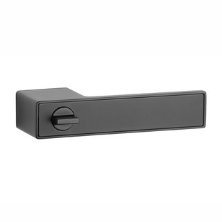 Aprile Aprile door handles HEDERA black - WC right
