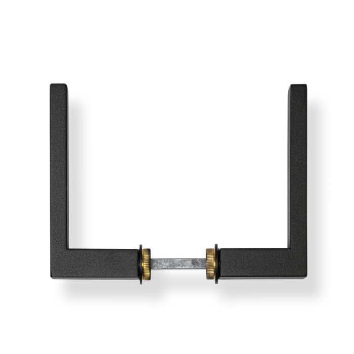 In-Door Door handle minimalist square black structure