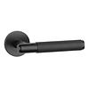 STERK Poignées de porte ovales 1741 PRO 8 mm noires Classe 4