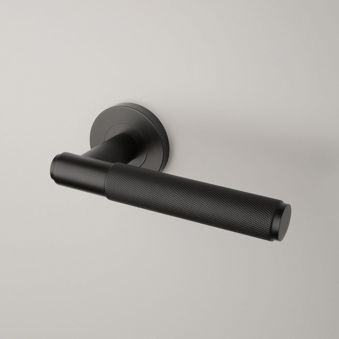 STERK Poignées de porte noires OVALES 1741 PRO 8 mm Classe 4 EN1906:2012