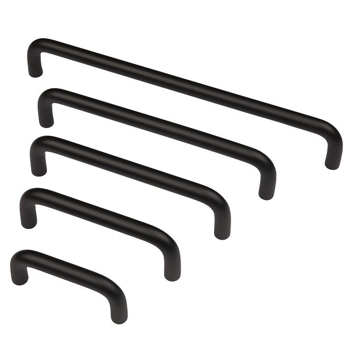 HDD Zwarte meubelgreep U 10mm