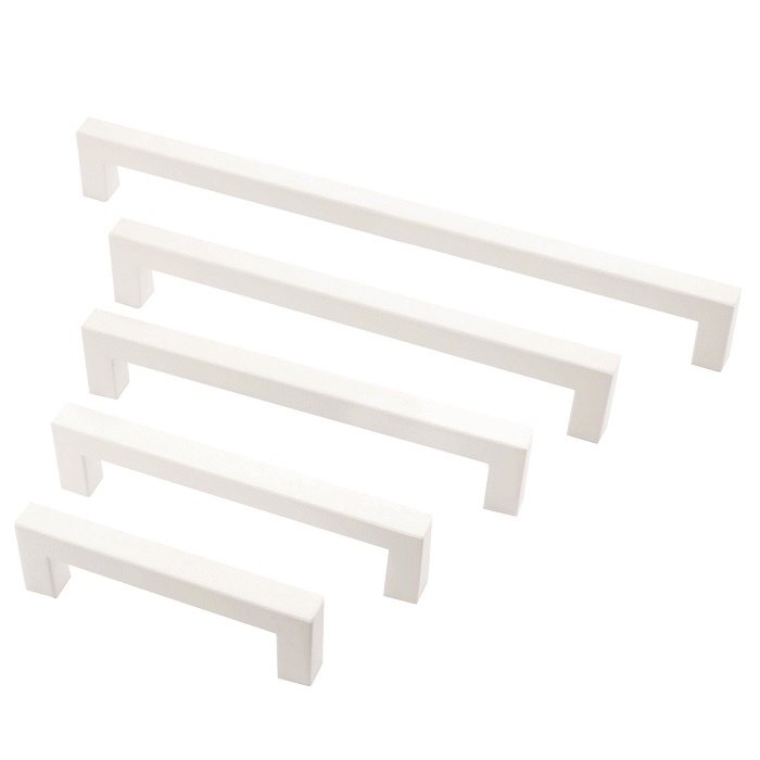 HDD Witte meubelgreep CUBICA 12mm