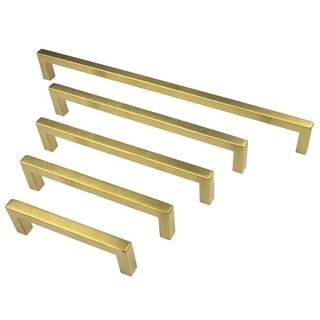 HDD Möbelgriff CUBICA 10mm - Mattgold