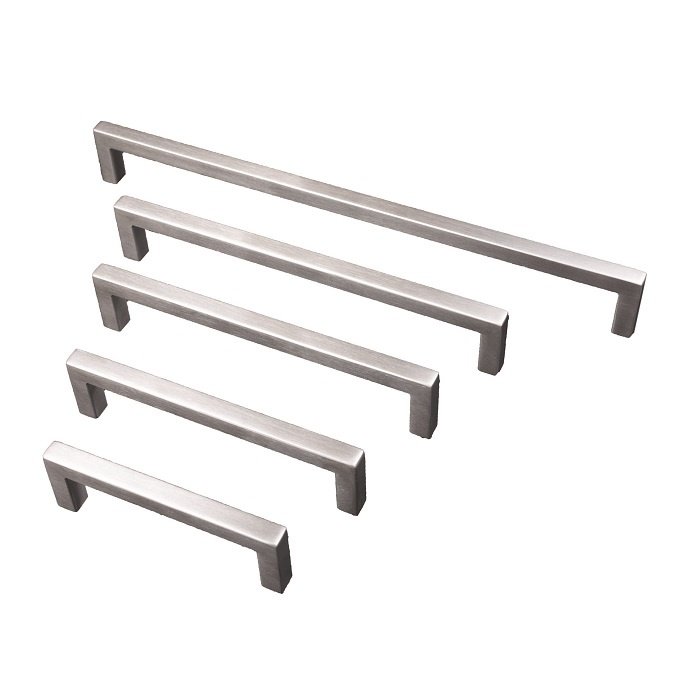 HDD Stainless steel furniture handle CUBICA 10mm