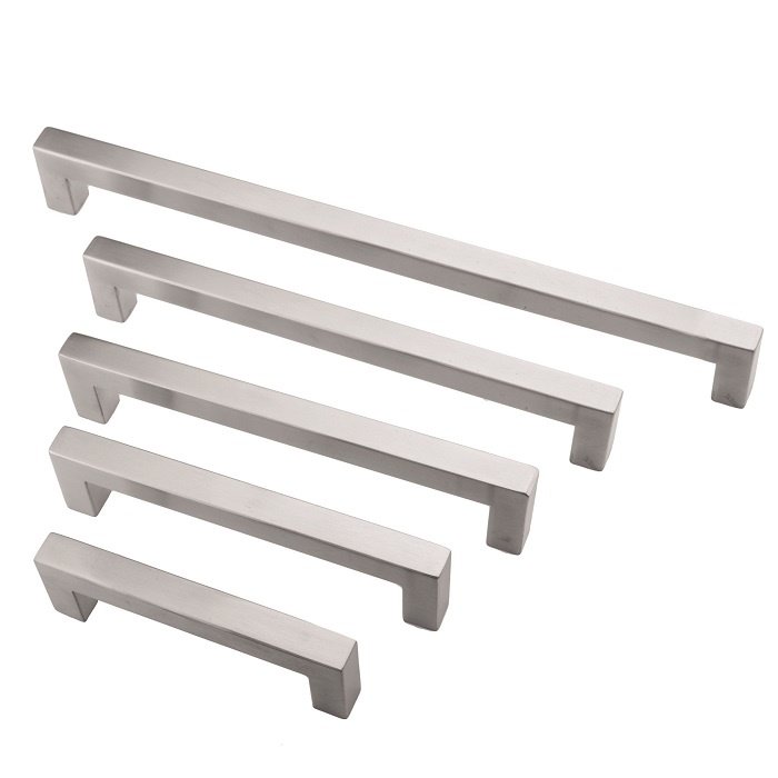 HDD Stainless steel furniture handle CUBICA 12mm