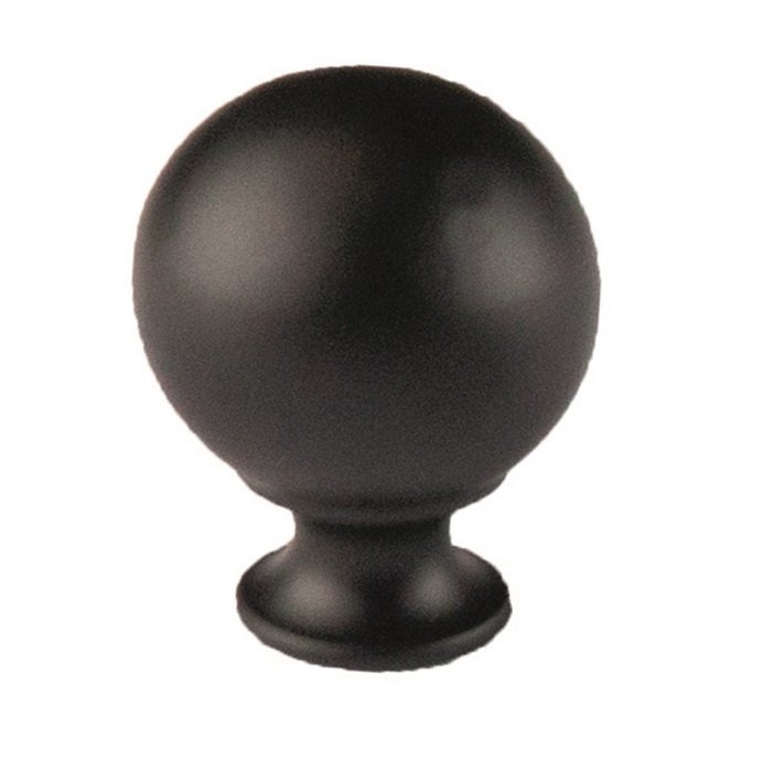 HDD Bouton de meuble noir BOL 725