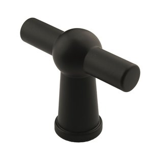 HDD Furniture knob PETRA large - black