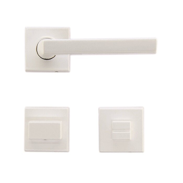 HDD White door handles LUIS with a structured lacquer