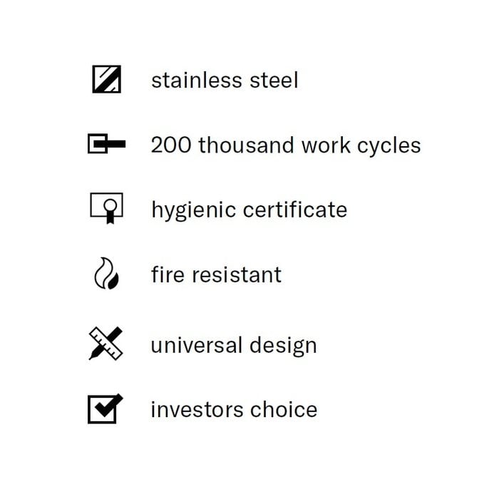 STERK Vaste mat zwarte deurknop OVAL 1705 op rozetten van 9 mm dik