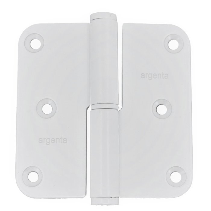 Argenta Charnière blanche Argenta 80x80x2,5mm