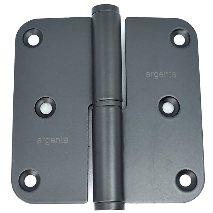 Argenta Zwarte inox paumel Argenta 80x80x2.5mm