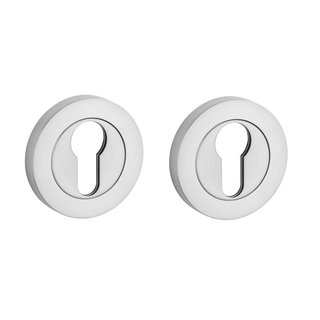 STERK Pair of cylinder plates 1711 OVAL PRO 8 MM - stainless steel