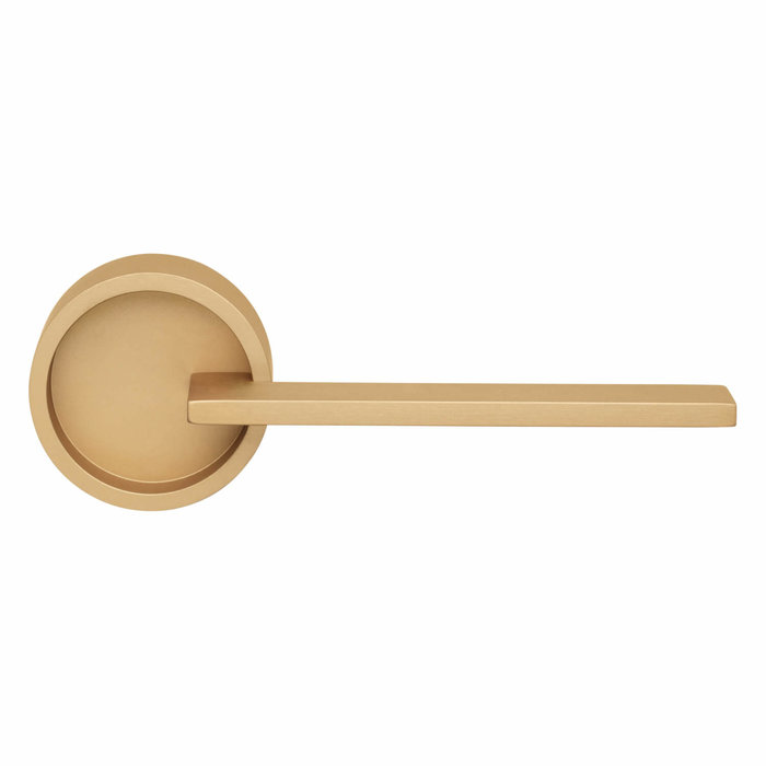 DnD Satin Gold DND door handles 'Timeless