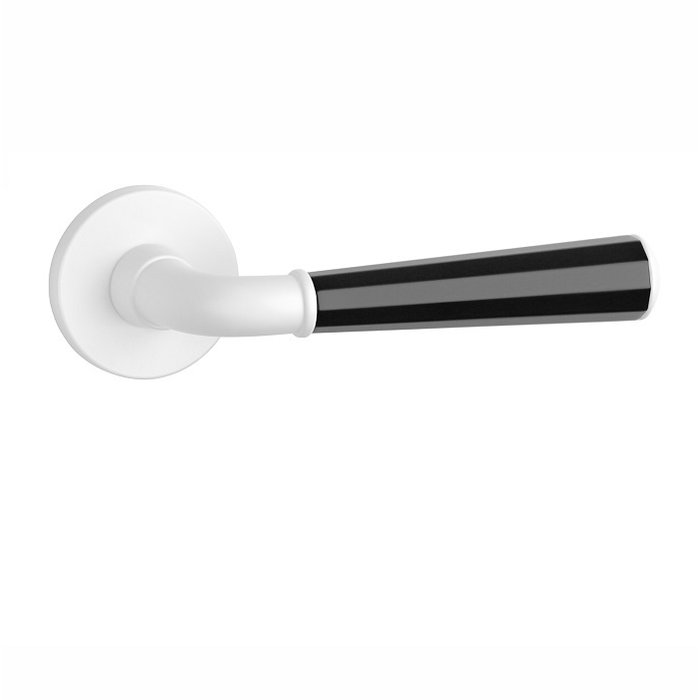 Aprile Matte white solid Aprile door handles MARIGOLD - Multicolor