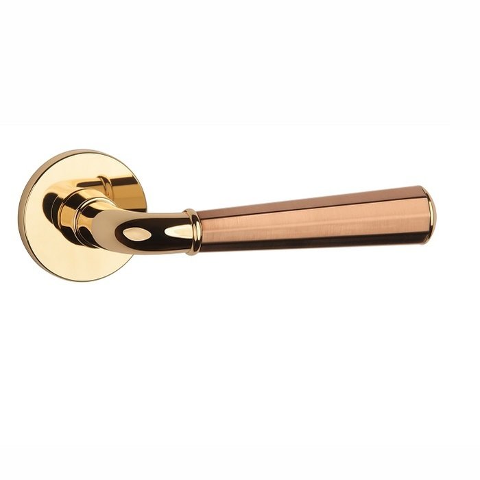 Aprile Solid Aprile door handles MARIGOLD gold polished - Multicolor