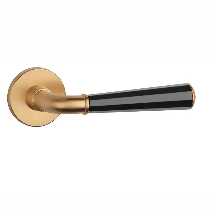 Aprile Poignées de porte Aprile en or mat massif MARIGOLD - Multicolore