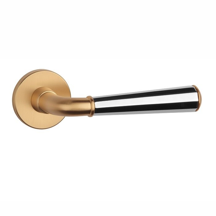 Aprile Matte gold solid Aprile door handles MARIGOLD - Multicolor