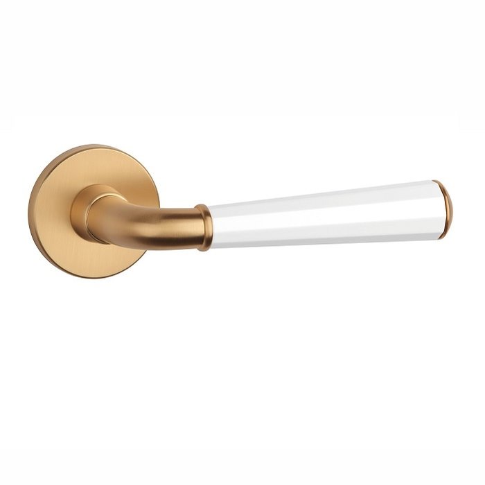 Aprile Matte gold solid Aprile door handles MARIGOLD - Multicolor