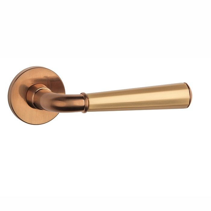 Aprile Solid copper PVD Aprile door handles MARIGOLD - Multicolor