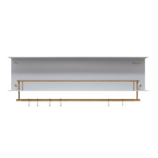 Buster+Punch Kitchen Shelf / Hanger / Stone / Brass