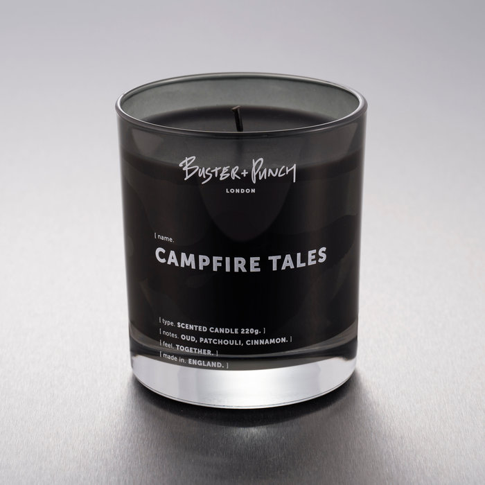 Buster+Punch Bougie parfumée / Contes de feu de camp / 220 g