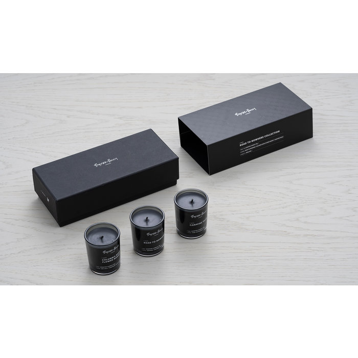 Buster+Punch Collection Road to nowhere / Coffret bougies parfumées / 75g x 3