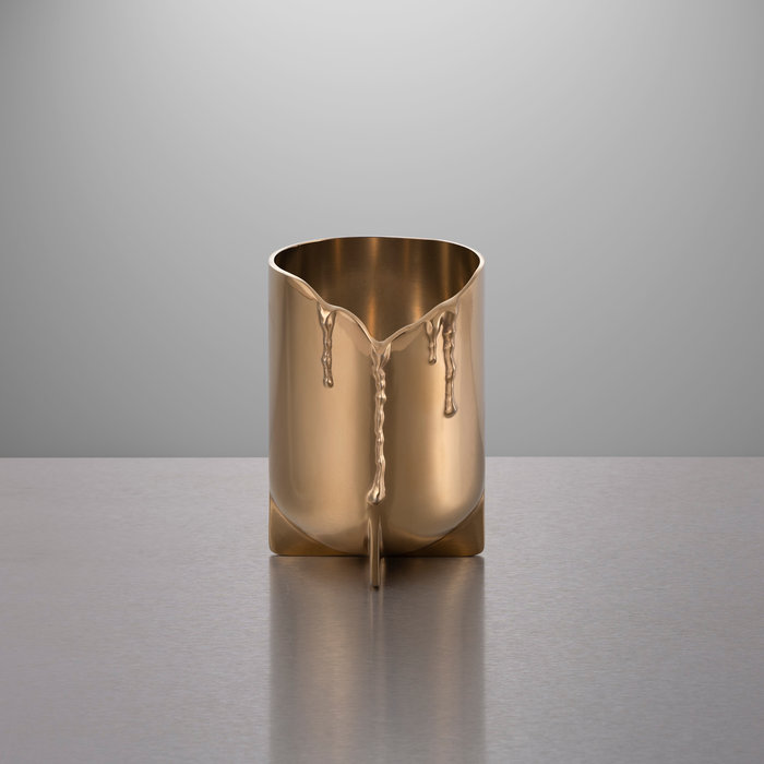 Buster+Punch Bougie Parfumée / Vase / Laiton