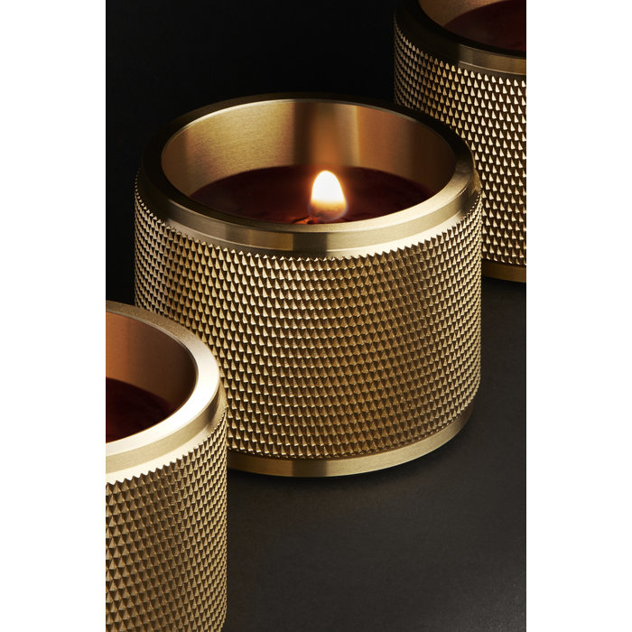 Buster+Punch Tealight candle holder / Brass / Set of 3