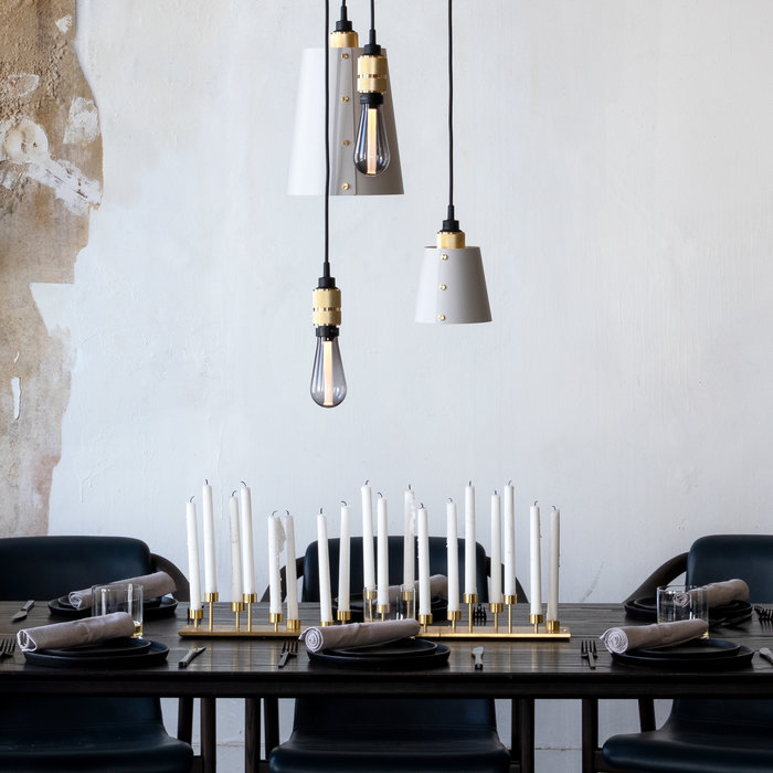 Buster+Punch Machined / Candelabra / Brass