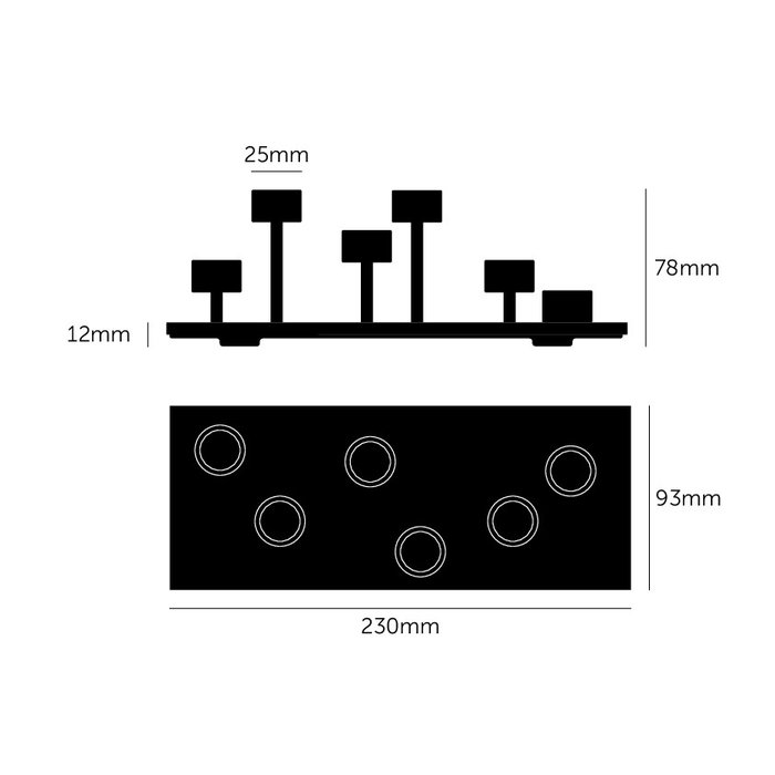 Buster+Punch Machined / Candelabra / Brass
