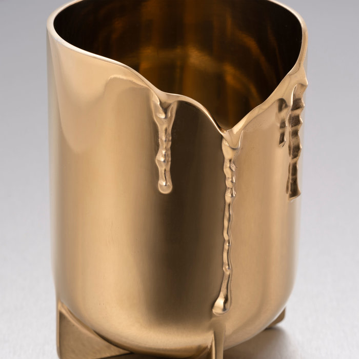 Buster+Punch Récipient à bougie / Brass + Colombia Road Flower market / Bougie parfumée / 220g