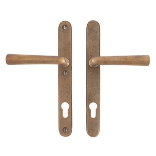 Poignées de porte en bronze Magda avec plaques à clés