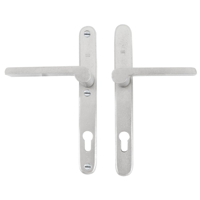 Dauby Veiligheidsgarnituur PH1928 + PH1928 mat wit brons (WBS) - 72 - 92 - 110mm